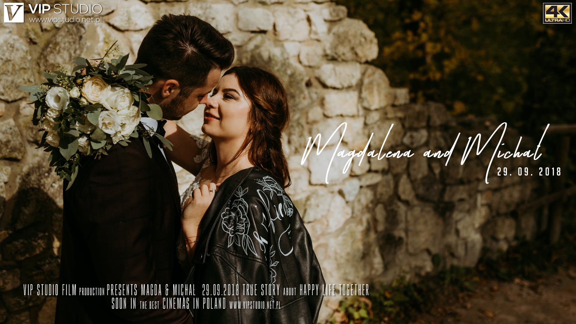 Magdalena & Michał – PAMIĄTKA ŚLUBU – Gospoda nad Rabą